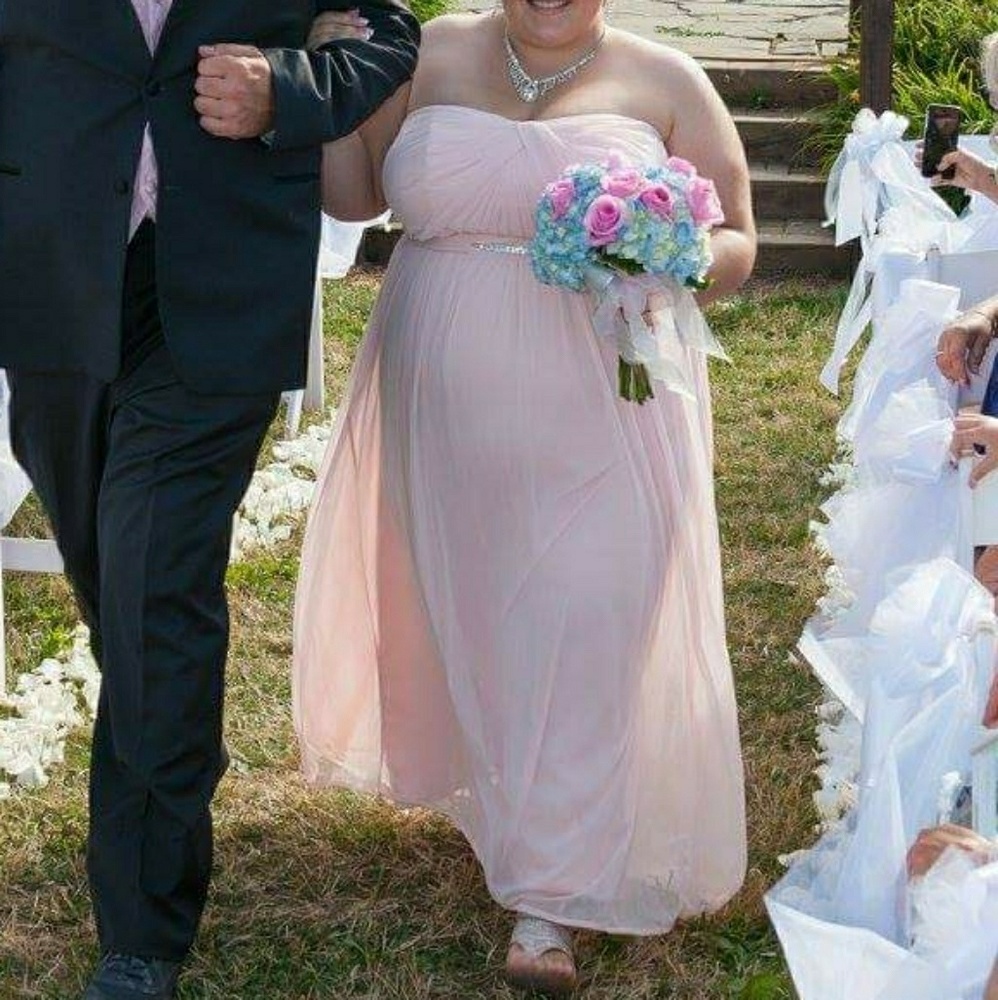 David's Bridal bridesmaid dress